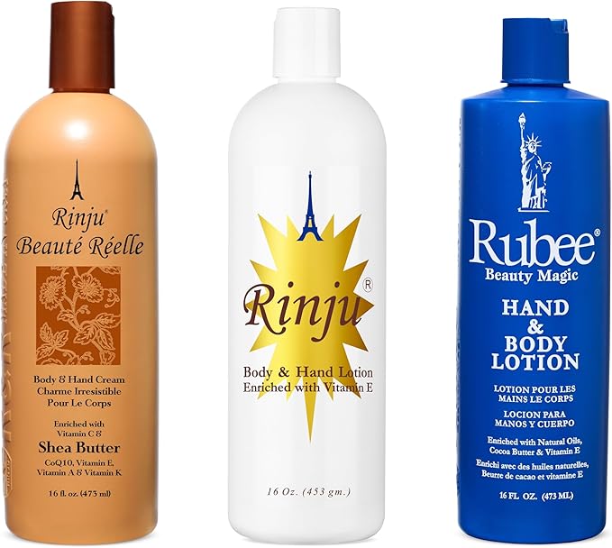 RUBEE Rinju Body Hand Lotion & Beaute Reele & Rubee Beauty Magic 16oz (Set) - Image 2